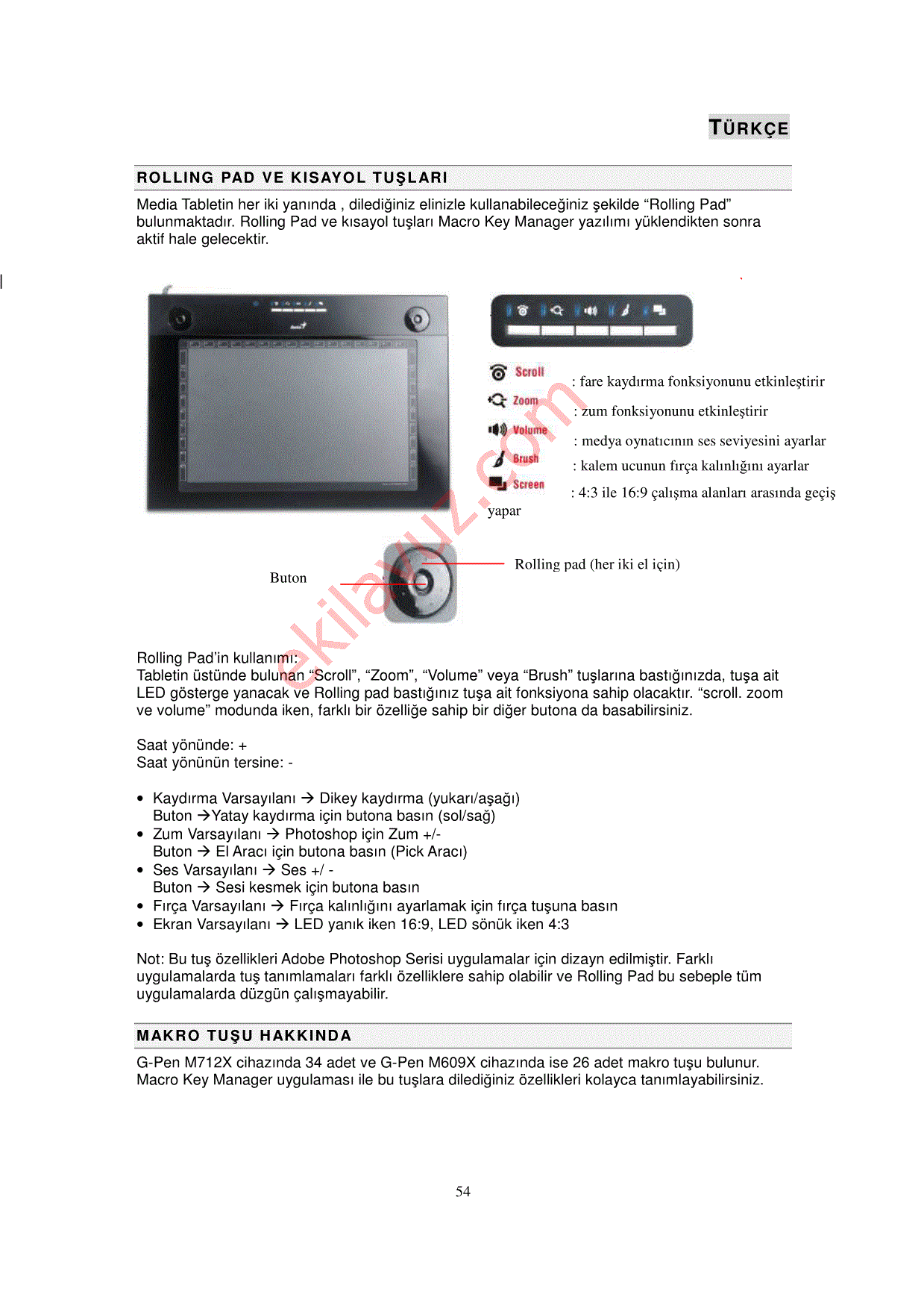 genius tablet m609x