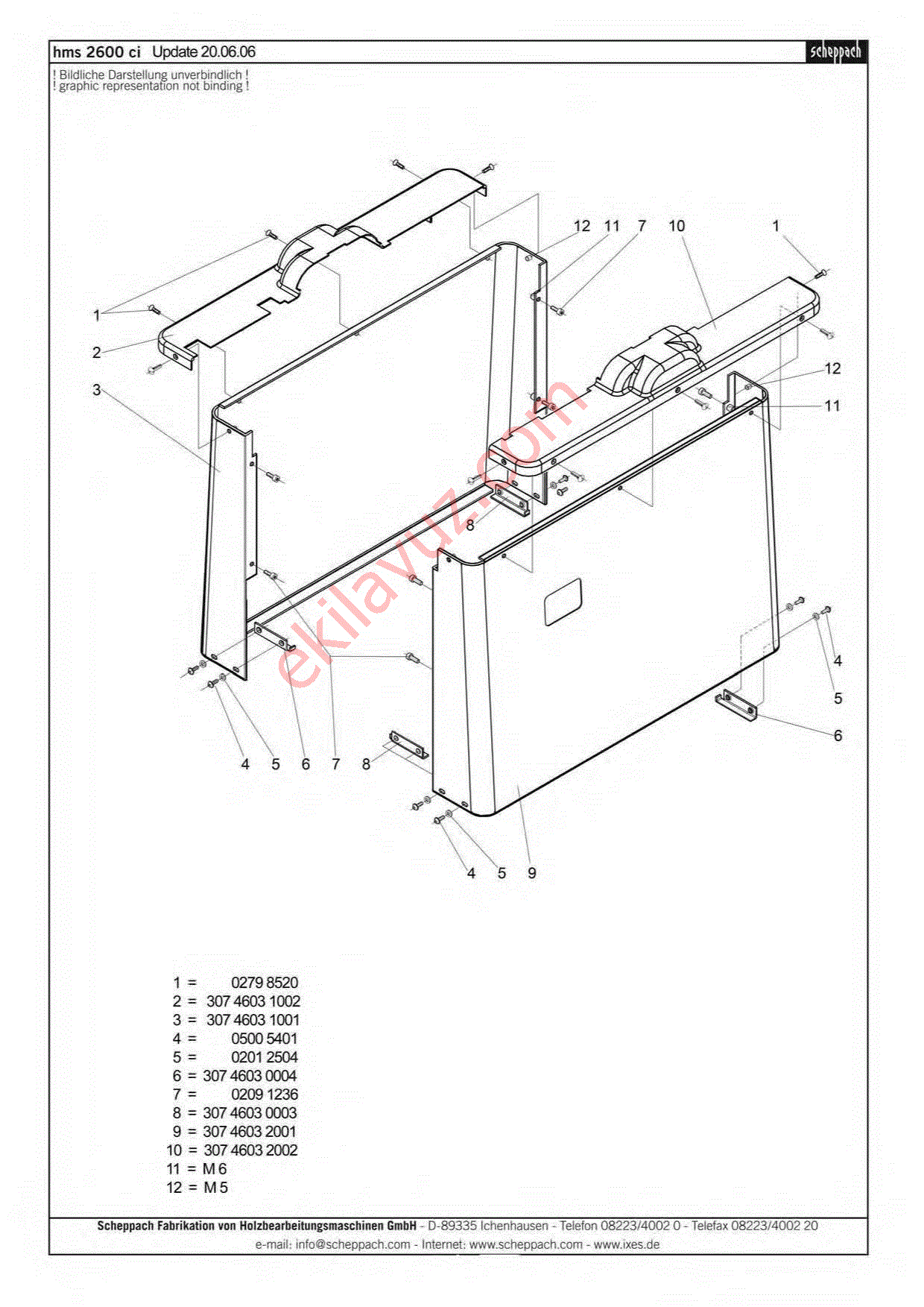 Scheppach Hms 2600ci 400v Planya Makinasi Kullanma Kilavuzu Sayfa 19 Ekilavuz Com