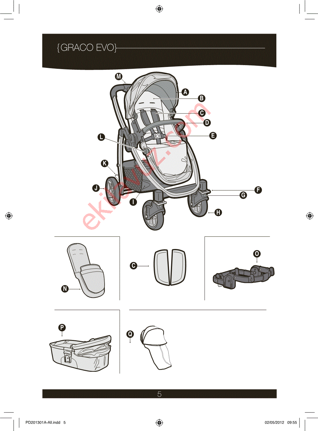 Graco Evo Bebek Arabasi Kullanma Kilavuzu Sayfa 5 Ekilavuz Com